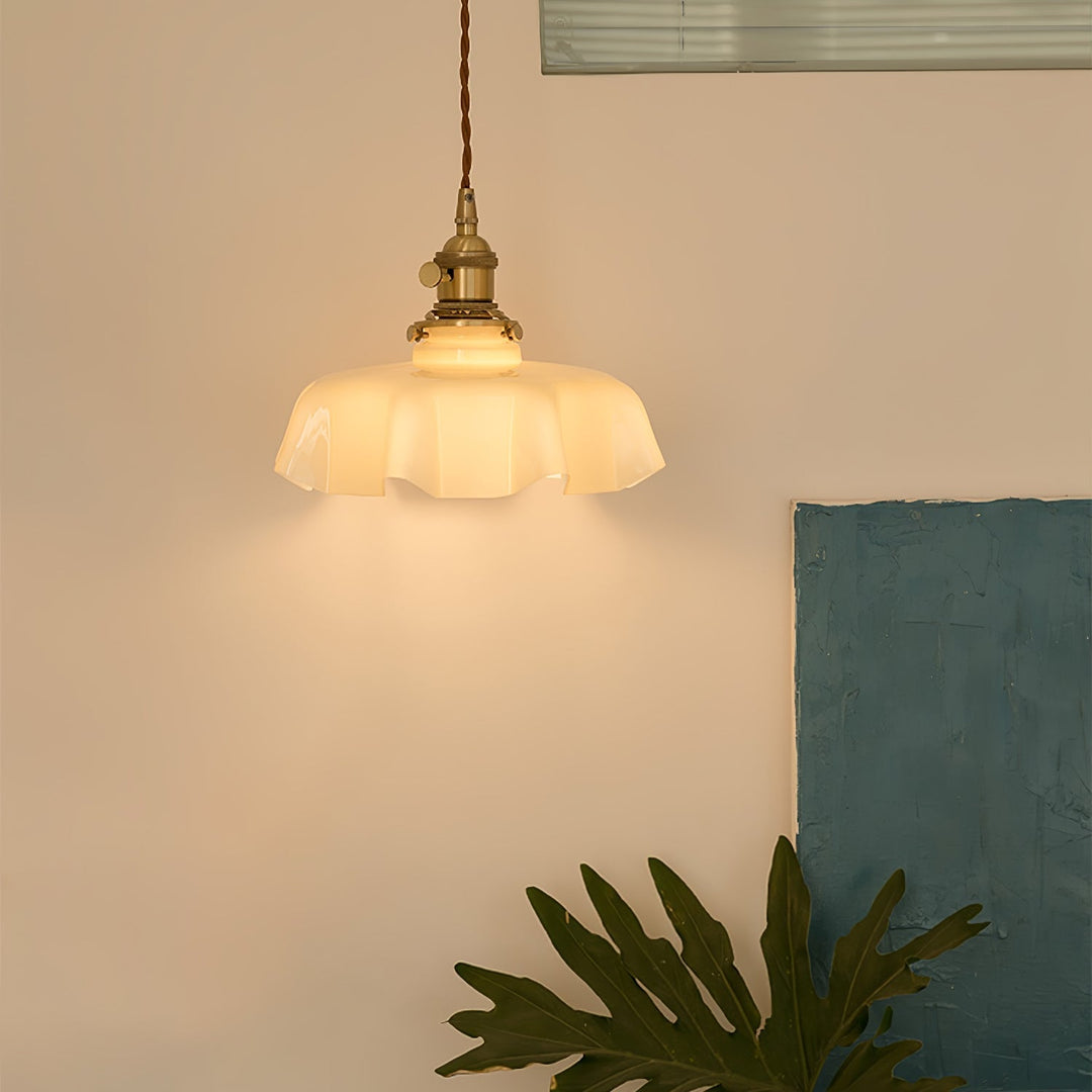 French Flower Droplight Pendant Swag Light | Kalsten