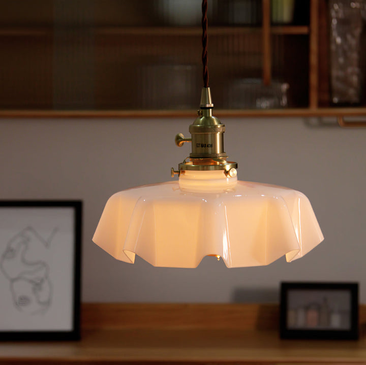 French Flower Droplight Pendant Swag Light | Kalsten