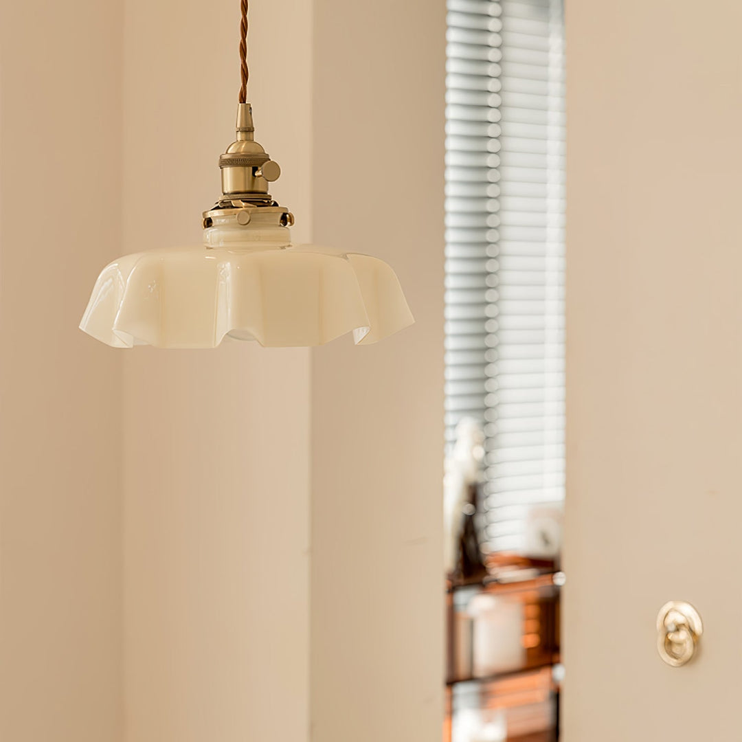 French Flower Droplight Pendant Swag Light | Kalsten
