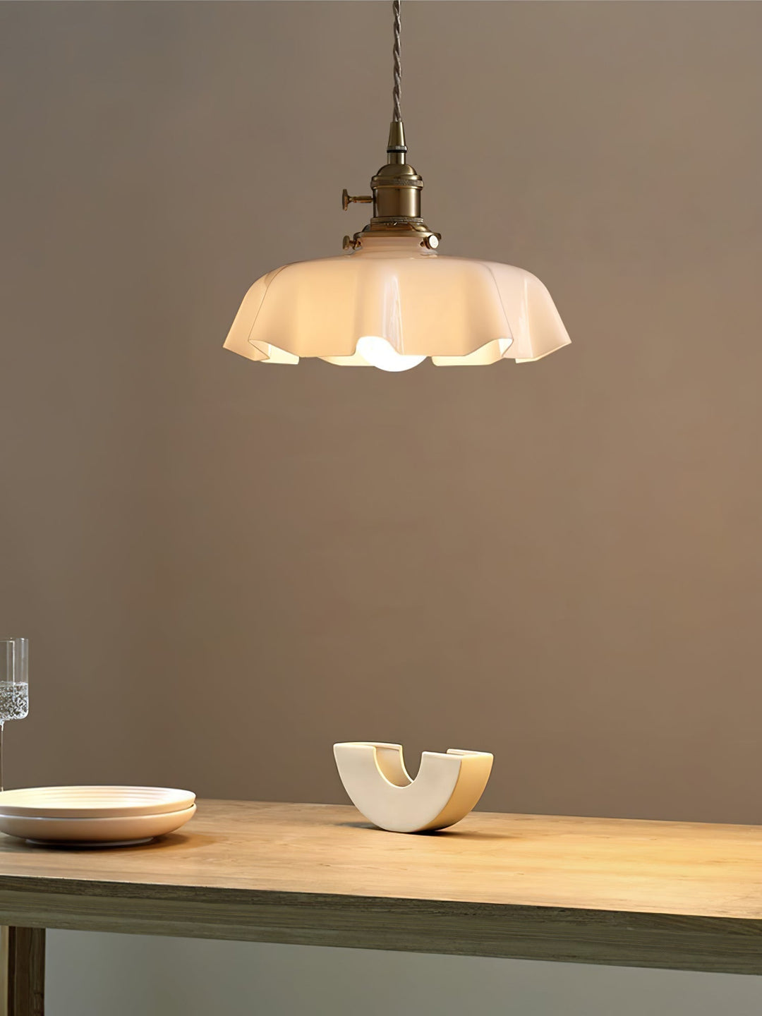French Flower Droplight Pendant Swag Light | Kalsten