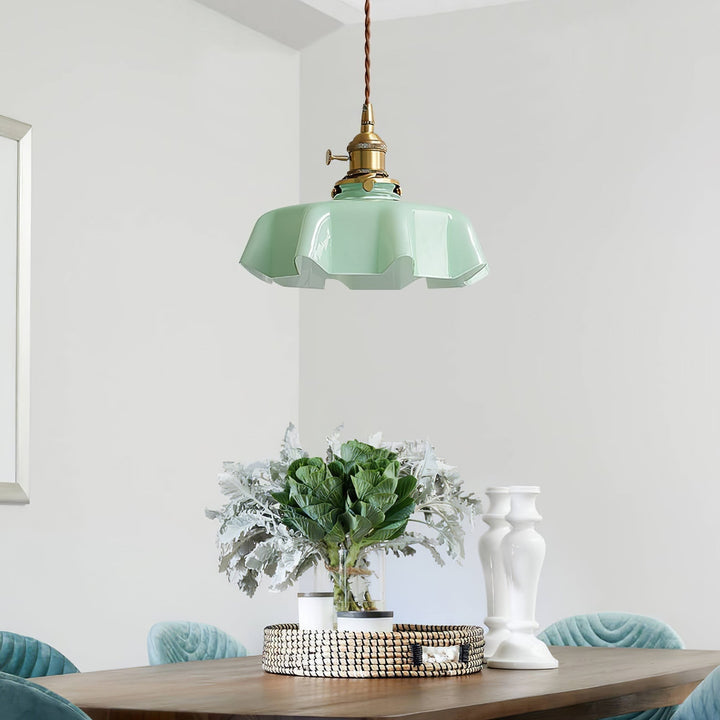 French Flower Droplight Pendant Swag Light | Kalsten