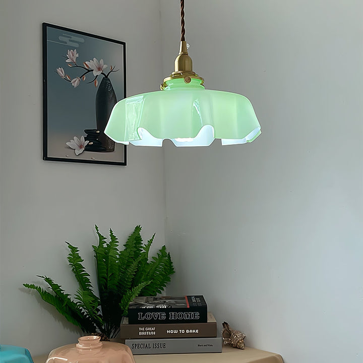French Flower Droplight Pendant Swag Light | Kalsten
