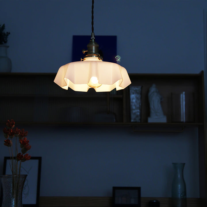 French Flower Droplight Pendant Swag Light | Kalsten
