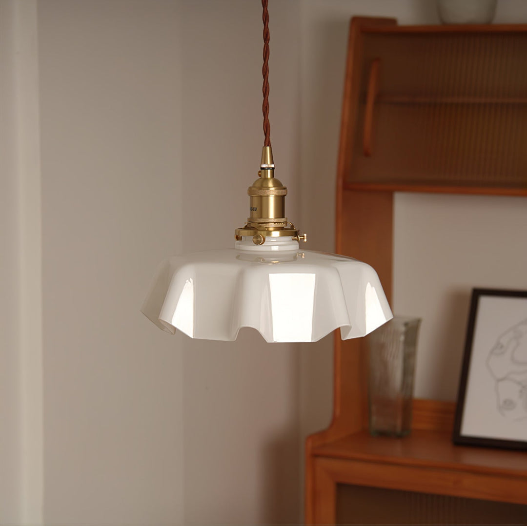 French Flower Droplight Pendant Swag Light | Kalsten