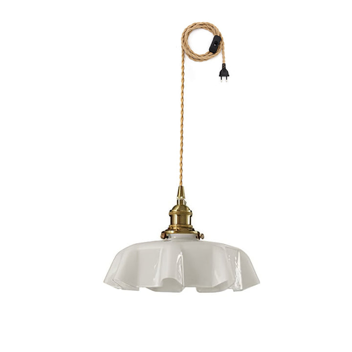 French Flower Droplight Pendant Swag Light | Kalsten