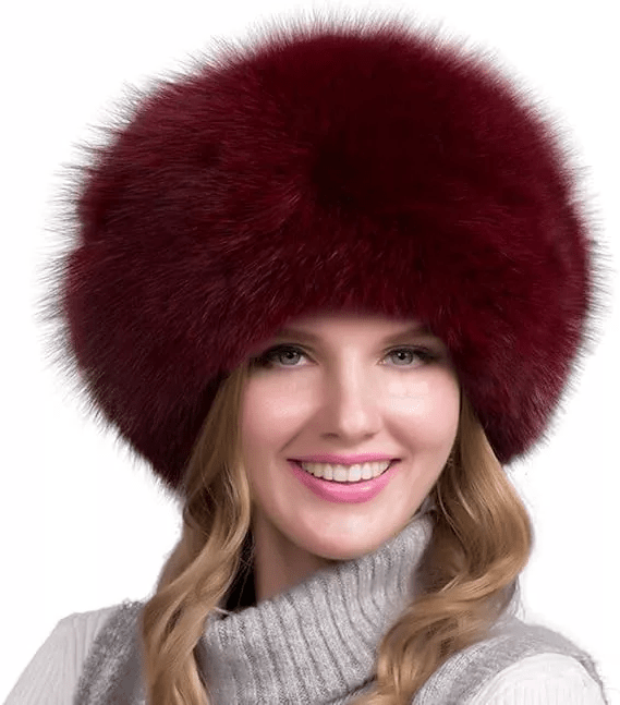 Kalsten | Glaciera Lux Winter Hat | Real Fur Hat with Ear Protectors | Elegant & Warm Luxury Hat for Women