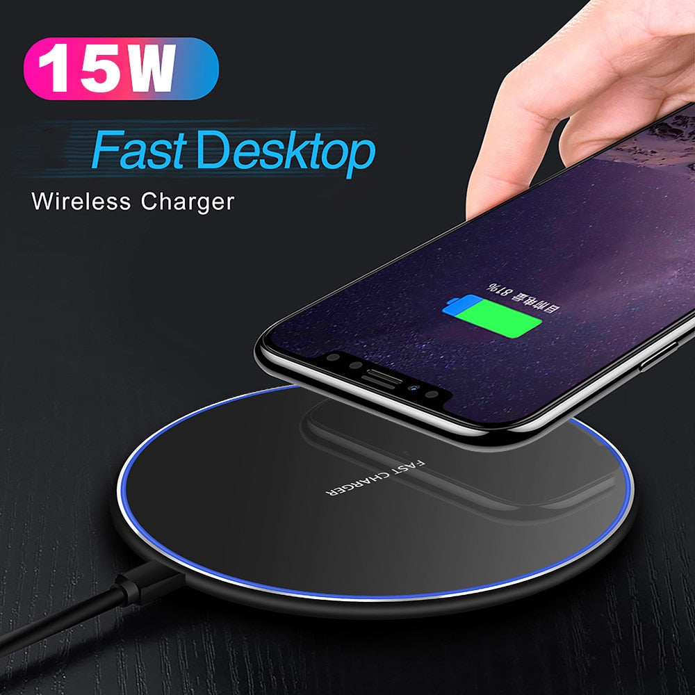 Kalsten | 30W Fast Wireless Charging Pad | Premium USB C Charging Cable MagSafe Charger for Apple iPhone, Samsung & Android - Fast Wireless Charging Pad