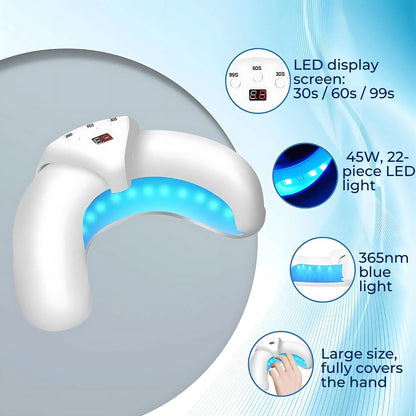 FungiFree | Laser Nail Fungus Device – Dual-Wavelength Penetration – Compact Home Use – Nail Fungus Restoration Skanto