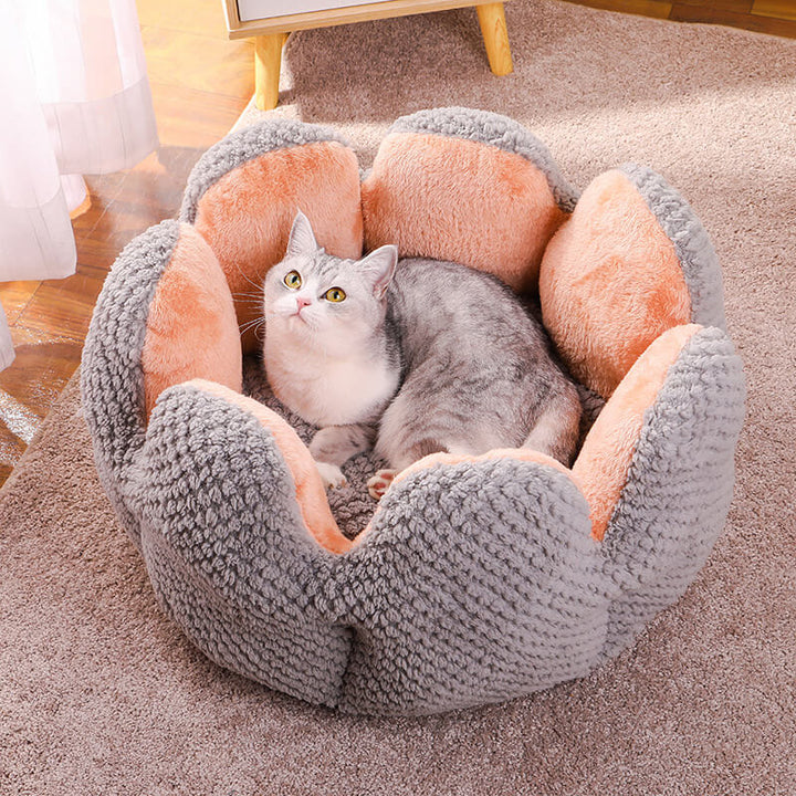 Kalsten | Pet Bed Plush Flower Design for Cats Dogs
