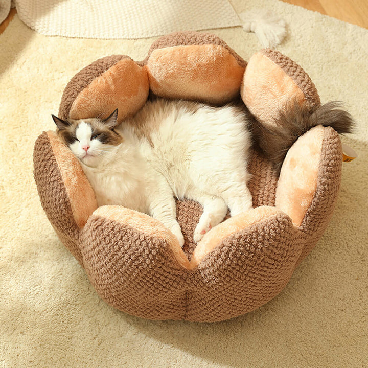 Kalsten | Pet Bed Plush Flower Design for Cats Dogs