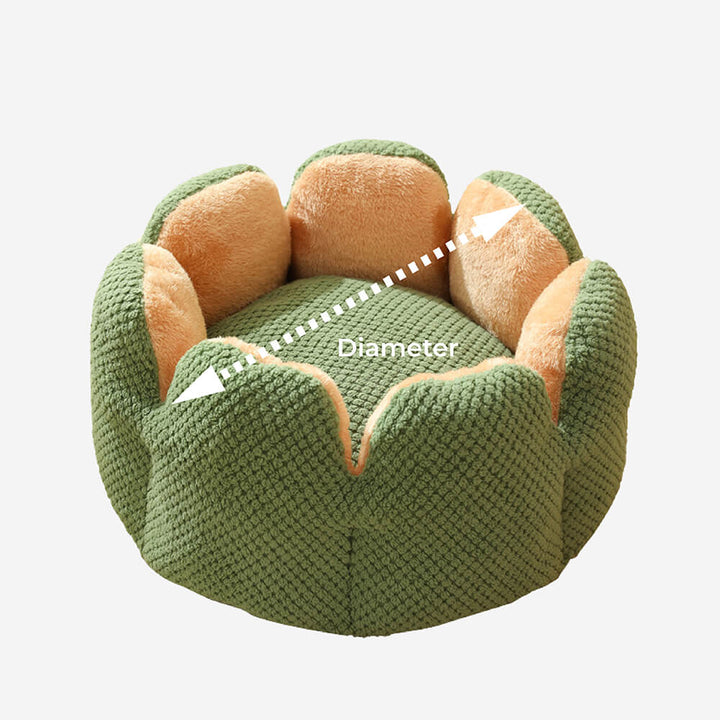 Kalsten | Pet Bed Plush Flower Design for Cats Dogs