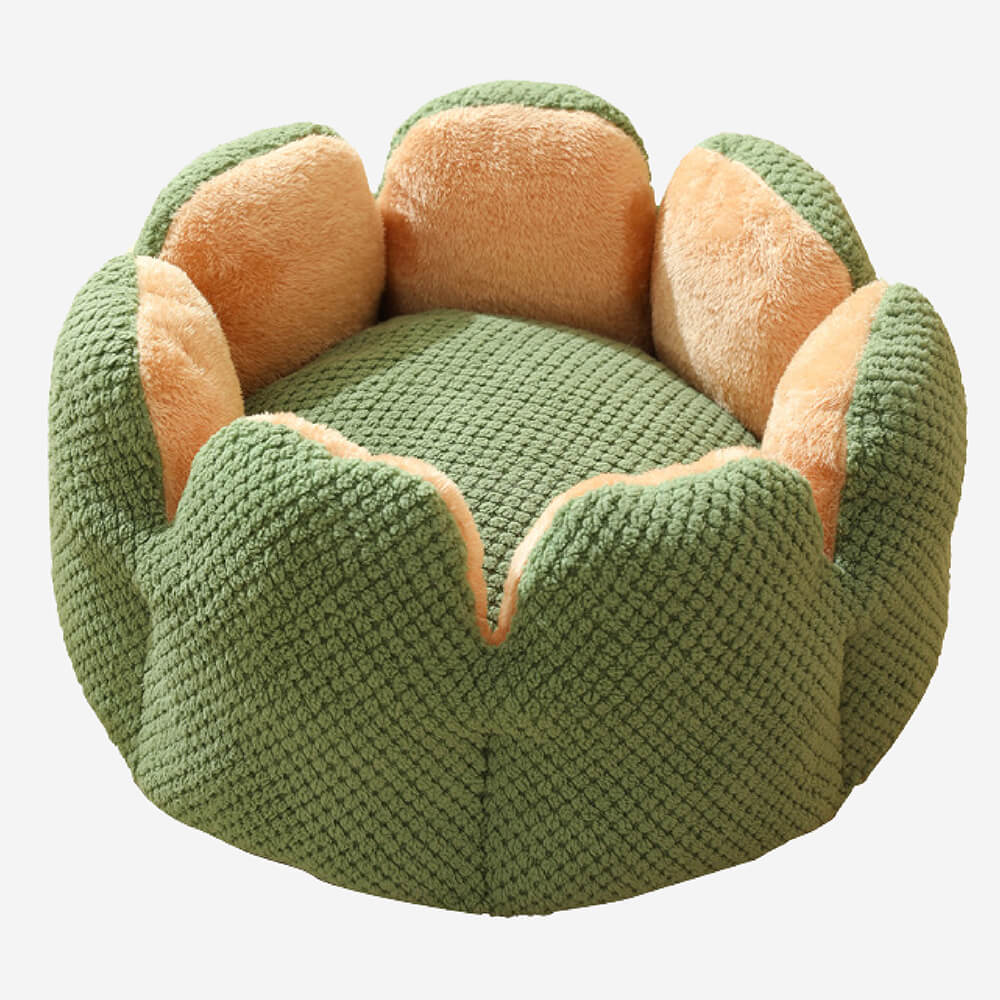 Kalsten | Pet Bed Plush Flower Design for Cats Dogs