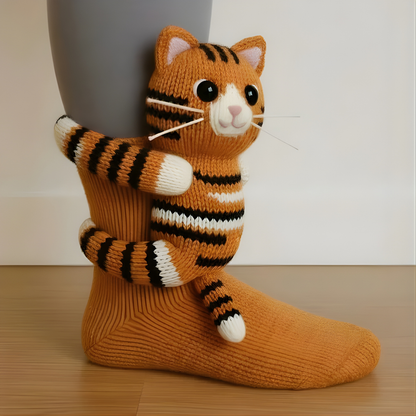 Skanto | Fuzzy Animal Plush Socks Women Men Cozy Non Slip Warm Winter