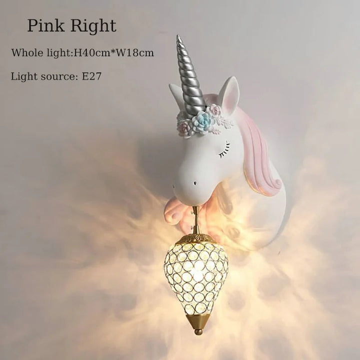 Kalsten | Magical Unicorn Wall Lamp for Children – Playful & Warm Light