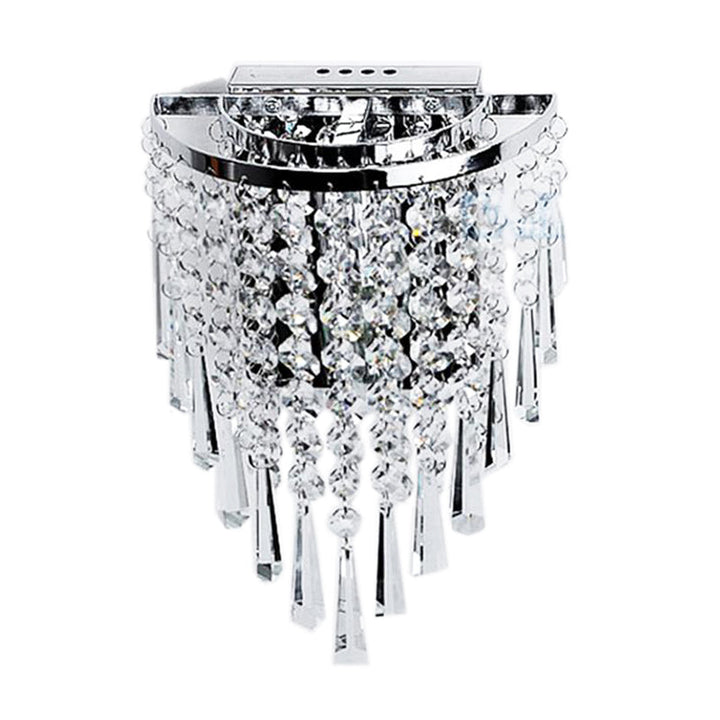 Kalsten | Modern Chrome Crystal Drop Wall Lamps