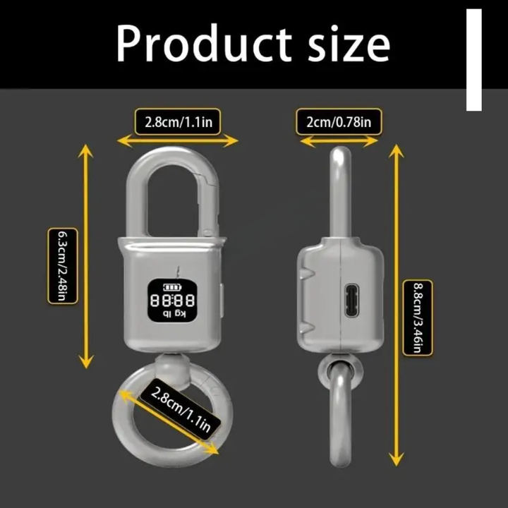 Pocket Size Keychain LCD Scale | Kalsten