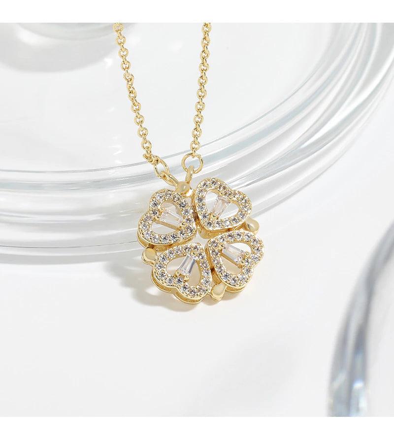 Heart Crystal Pendant Necklace