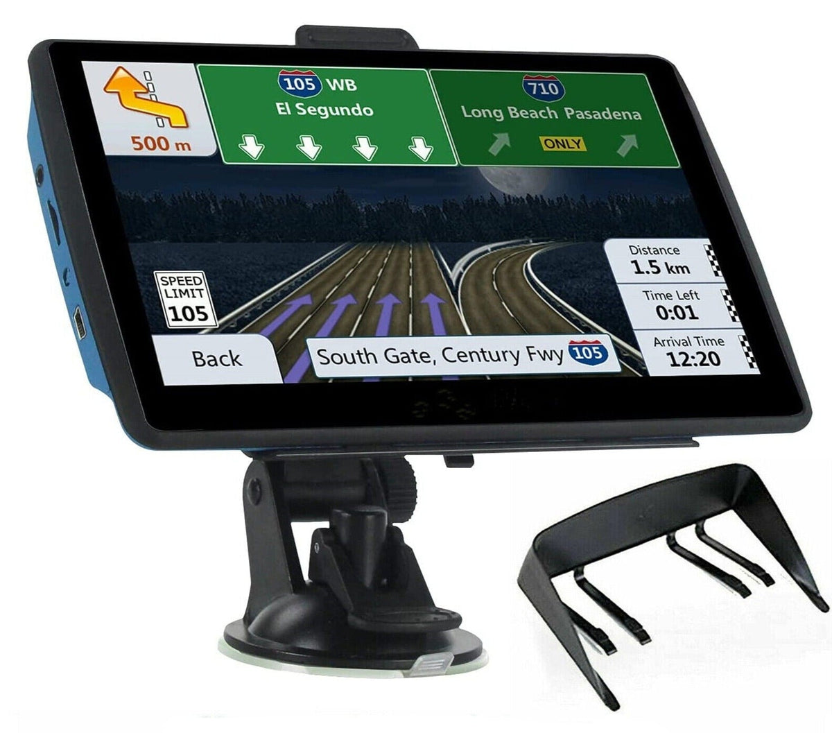Skanto | 7" GPS Navigation System | Updated with Real-Time Traffic Updates & Pre-Installed UK & EU Maps for Cars & Trucks