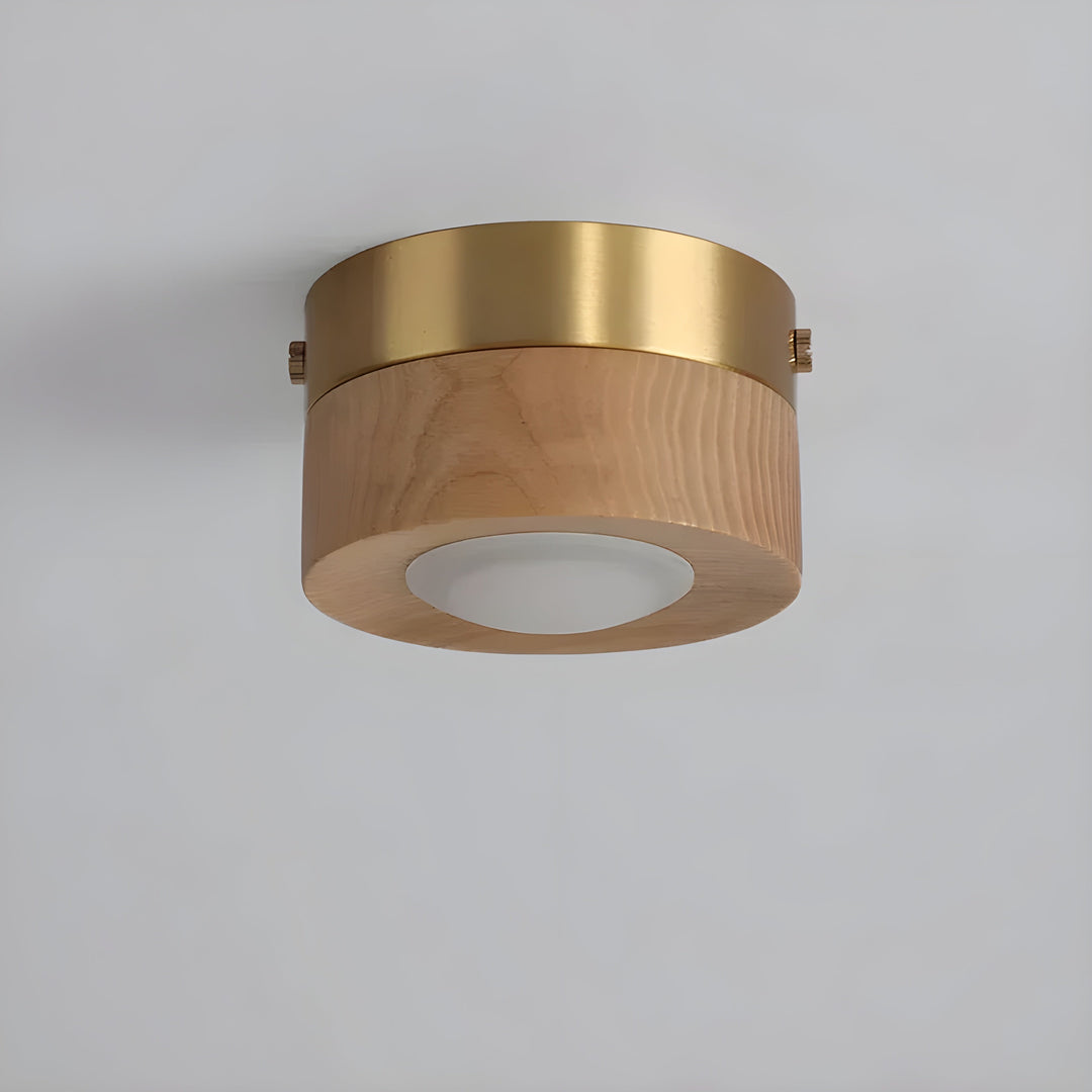 WalnutLume Light – Modern LED Ceiling Light made of Walnut Wood | Kalsten