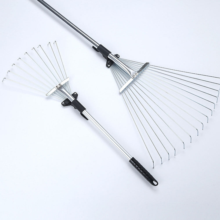 Garden Helper Telescopic Yard Cleaner Leaf Rake | Kalsten