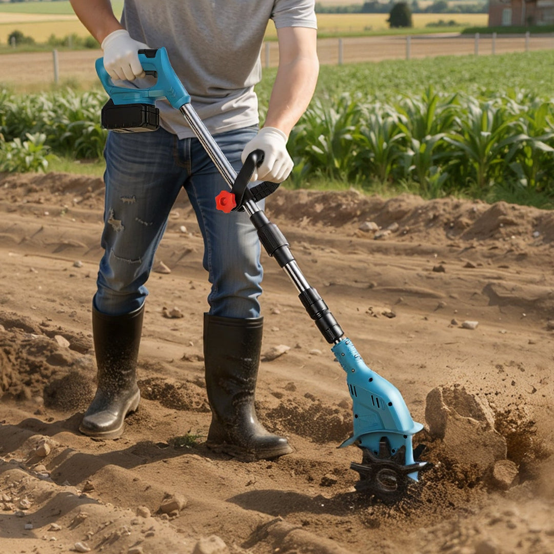 550W Battery Garden Cultivator with 2 Batteries Portable | Kalsten