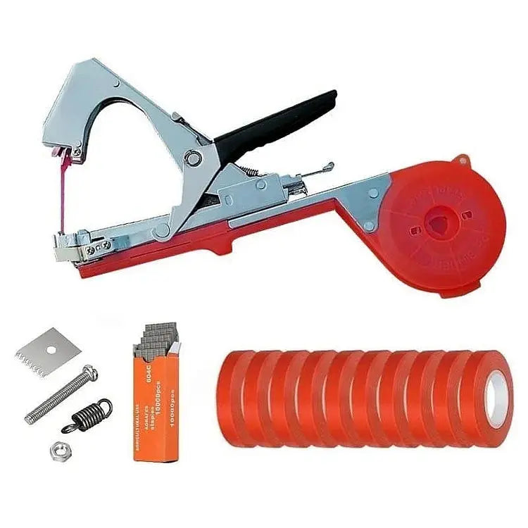 Kalsten | Garden Plant Tying Tool Set | 10 Rolls of Tape and 10,000 Staples