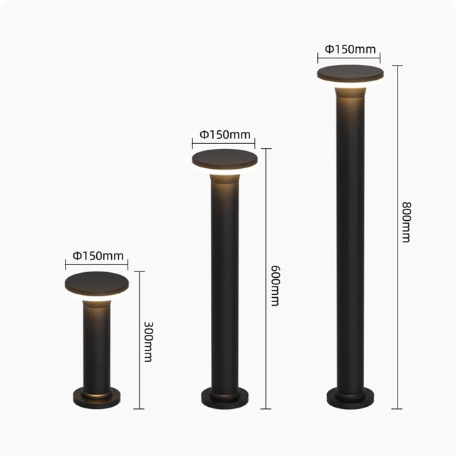 Weatherproof LED lawn light for garden and paths – Energy-saving & Modern design | Kalsten