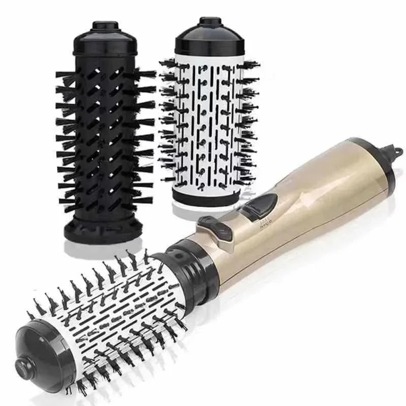 Kalsten | 3-in-1 Rotating Hair Dryer and Styler with Adjustable Temperature for Effortless Curls and Waves