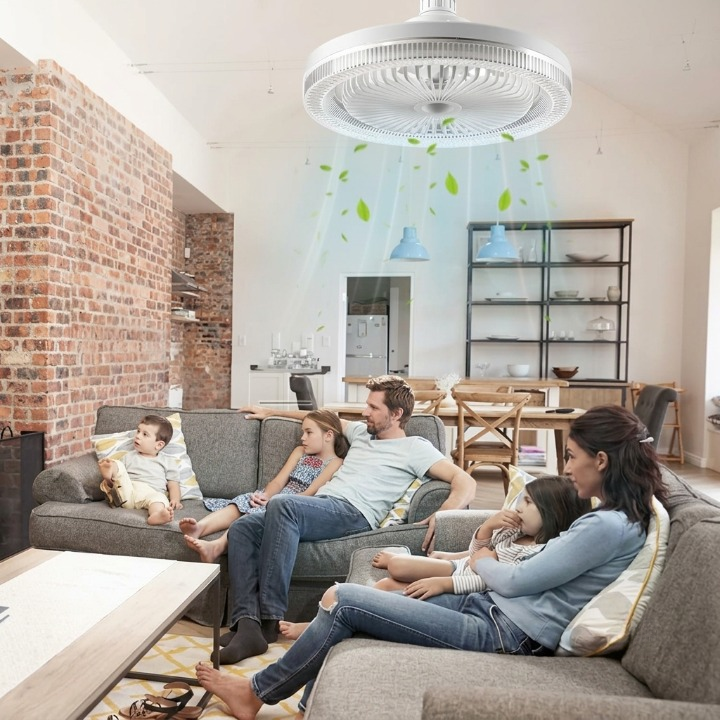 LED Ceiling Fan for Screw-In Installation – No Electrician Needed, Includes Remote Control | Kalsten