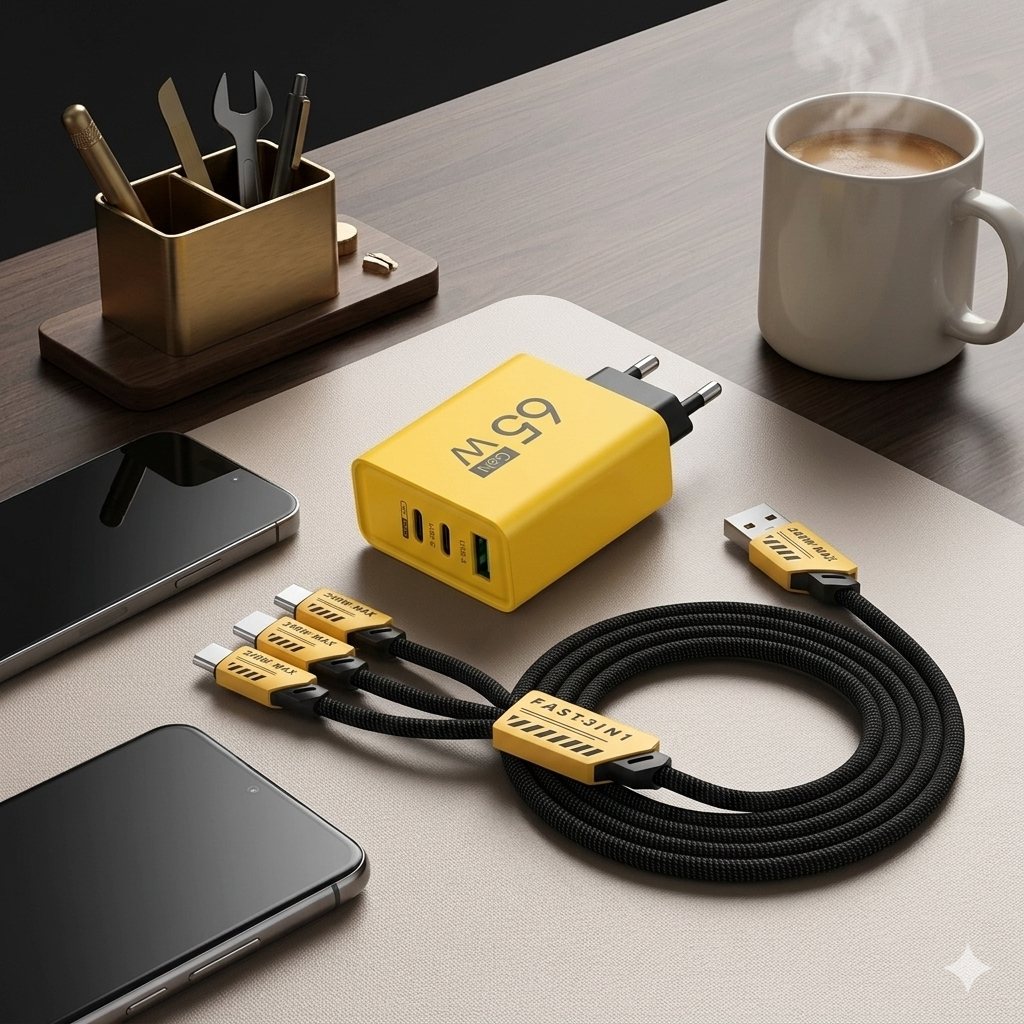 120W USB fast charger with 4 ports | Kalsten