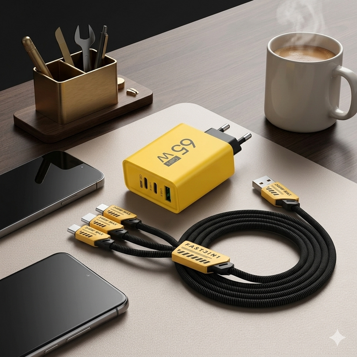 120W USB fast charger with 4 ports | Kalsten