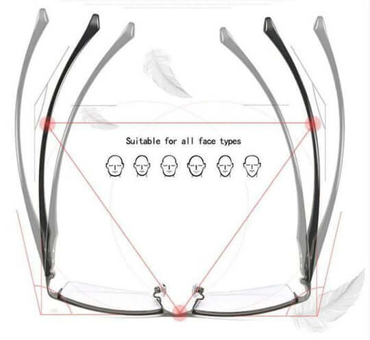 Progressive multifocal reading glasses with blue light filter | Kalsten