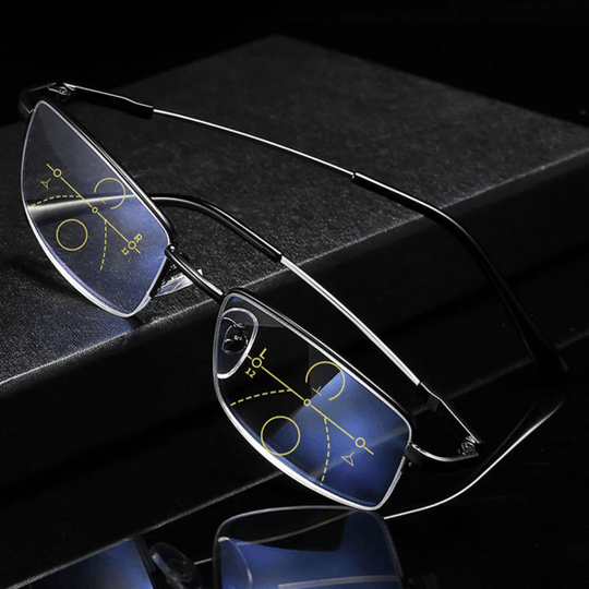 Kalsten | Optivista Intelligent Progressive Glasses | Automatic Field of Vision Adjustment & Blue Filter