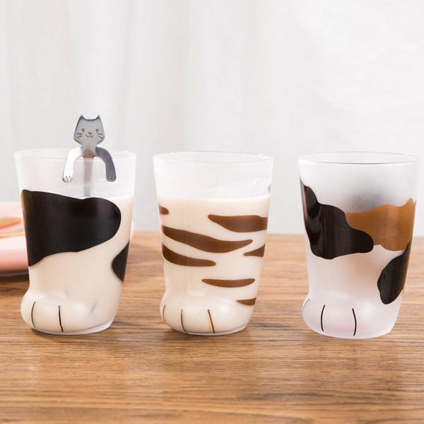 Glass Cat Paw Mug | Kalsten