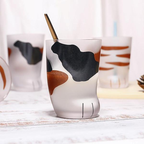 Glass Cat Paw Mug | Kalsten