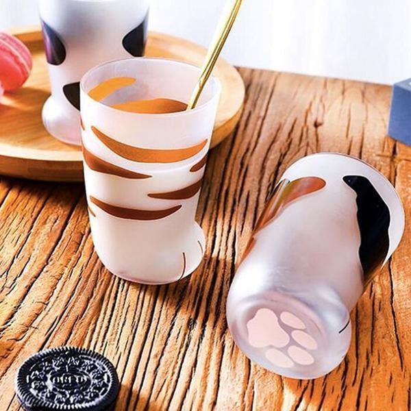 Glass Cat Paw Mug | Kalsten