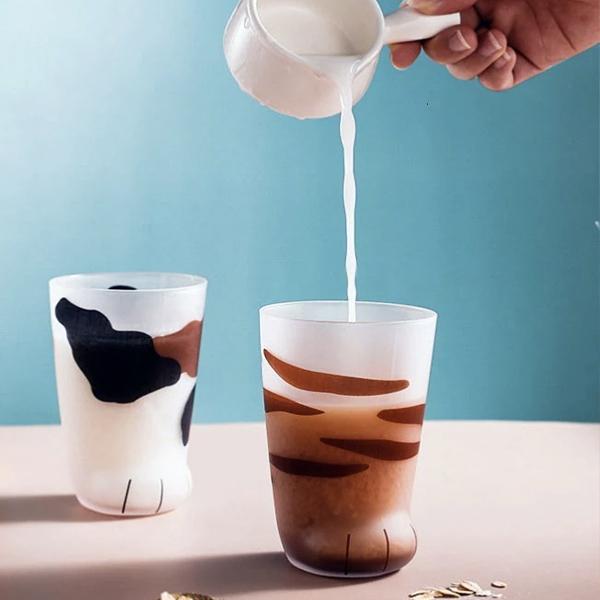 Glass Cat Paw Mug | Kalsten