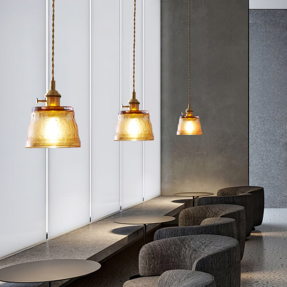 Modern Simple Cup Glass Pendant Lamp For Living Room | Kalsten