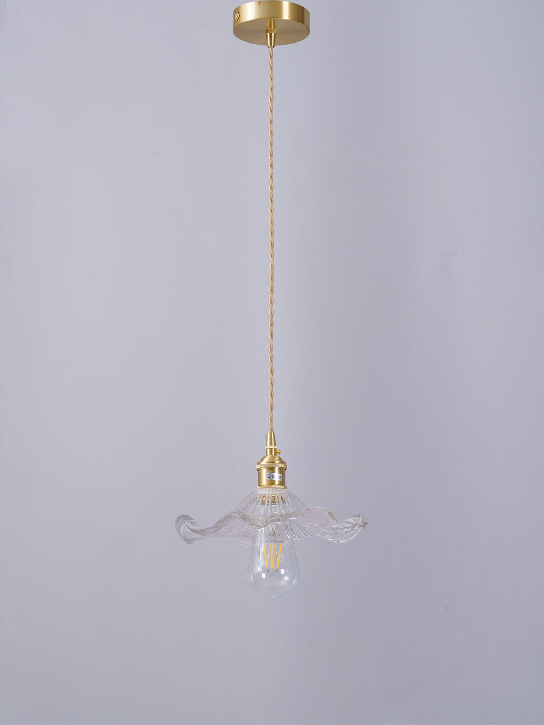 Glass Hibiscus Flower Droplight Pendant Light | Kalsten