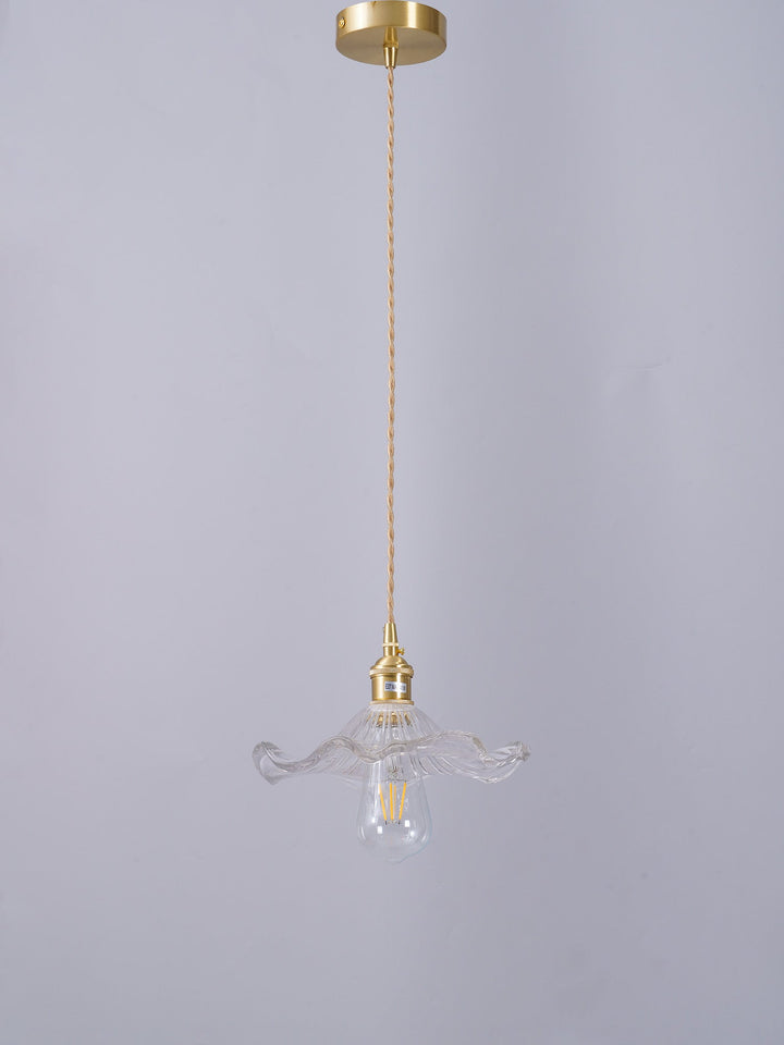 Glass Hibiscus Flower Droplight Pendant Light | Kalsten