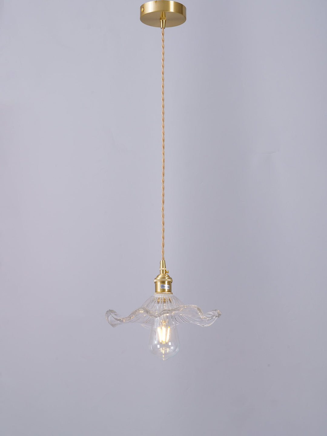 Glass Hibiscus Flower Droplight Pendant Light | Kalsten