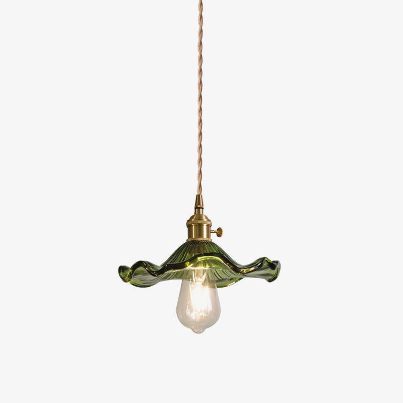 Glass Hibiscus Flower Droplight Pendant Light | Kalsten