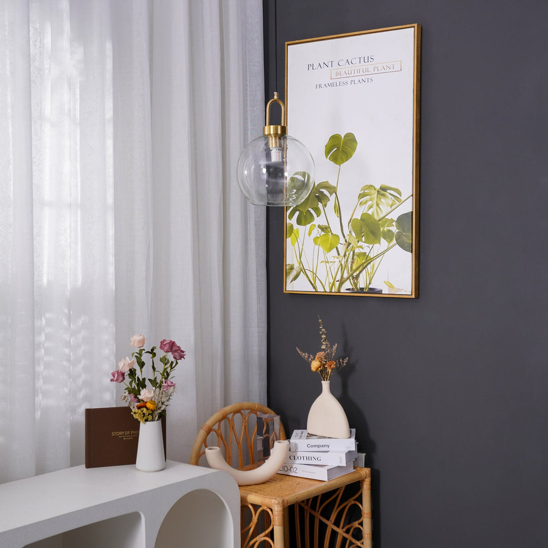Glass Houselight Pendant Swag Light | Kalsten
