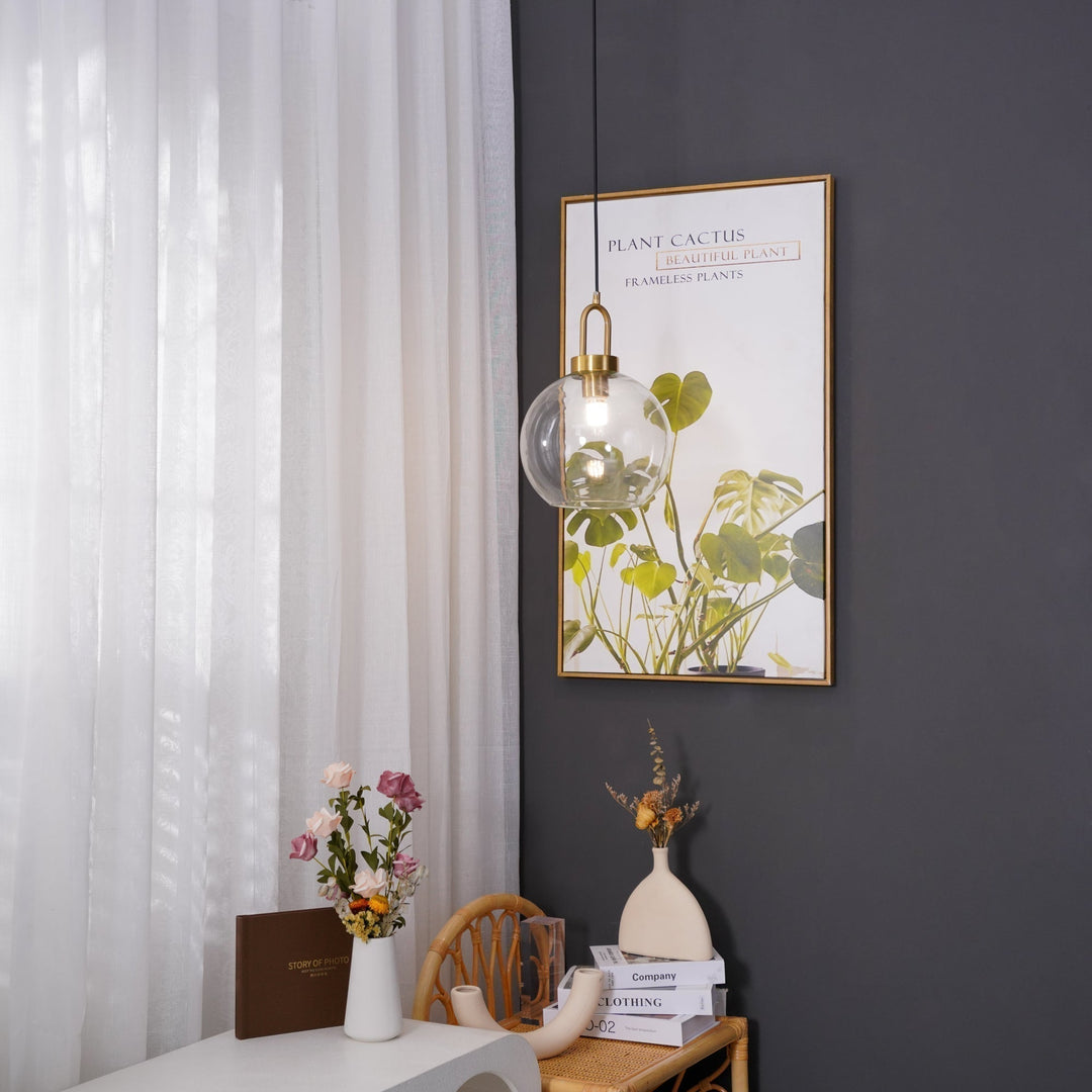 Glass Houselight Pendant Swag Light | Kalsten