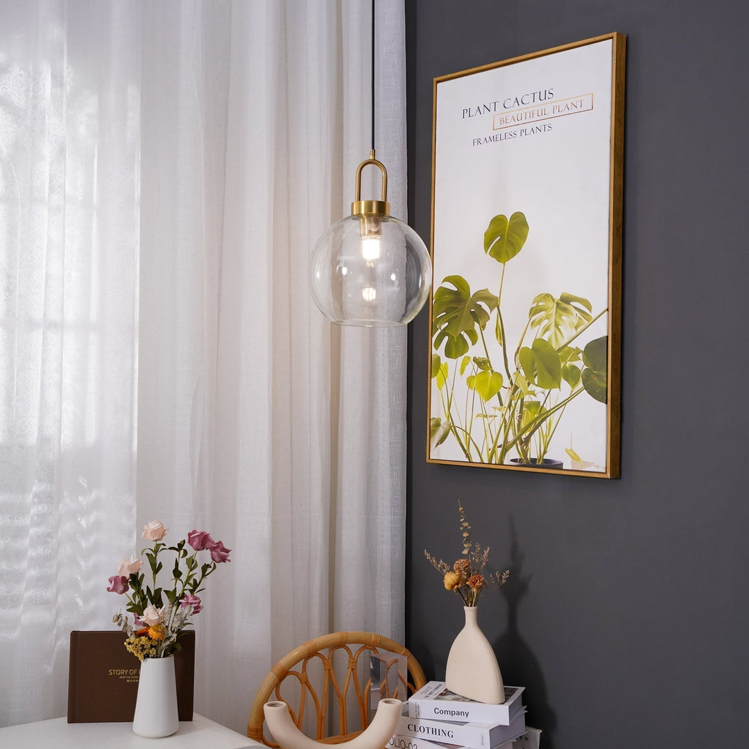 Glass Houselight Pendant Swag Light | Kalsten