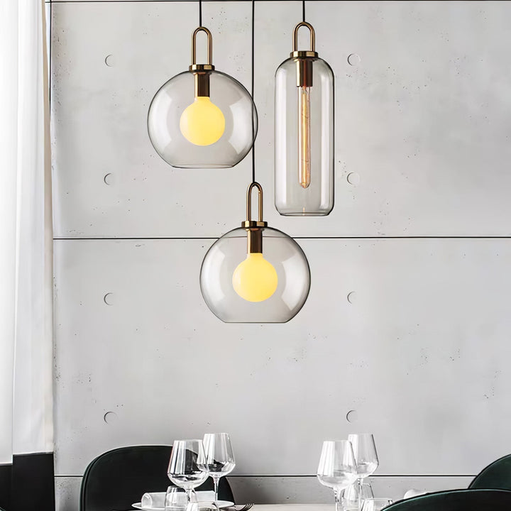 Glass Houselight Pendant Swag Light | Kalsten