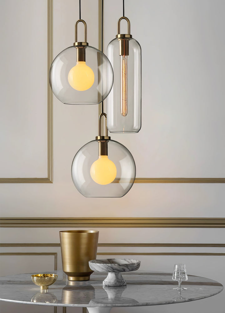 Glass Houselight Pendant Swag Light | Kalsten