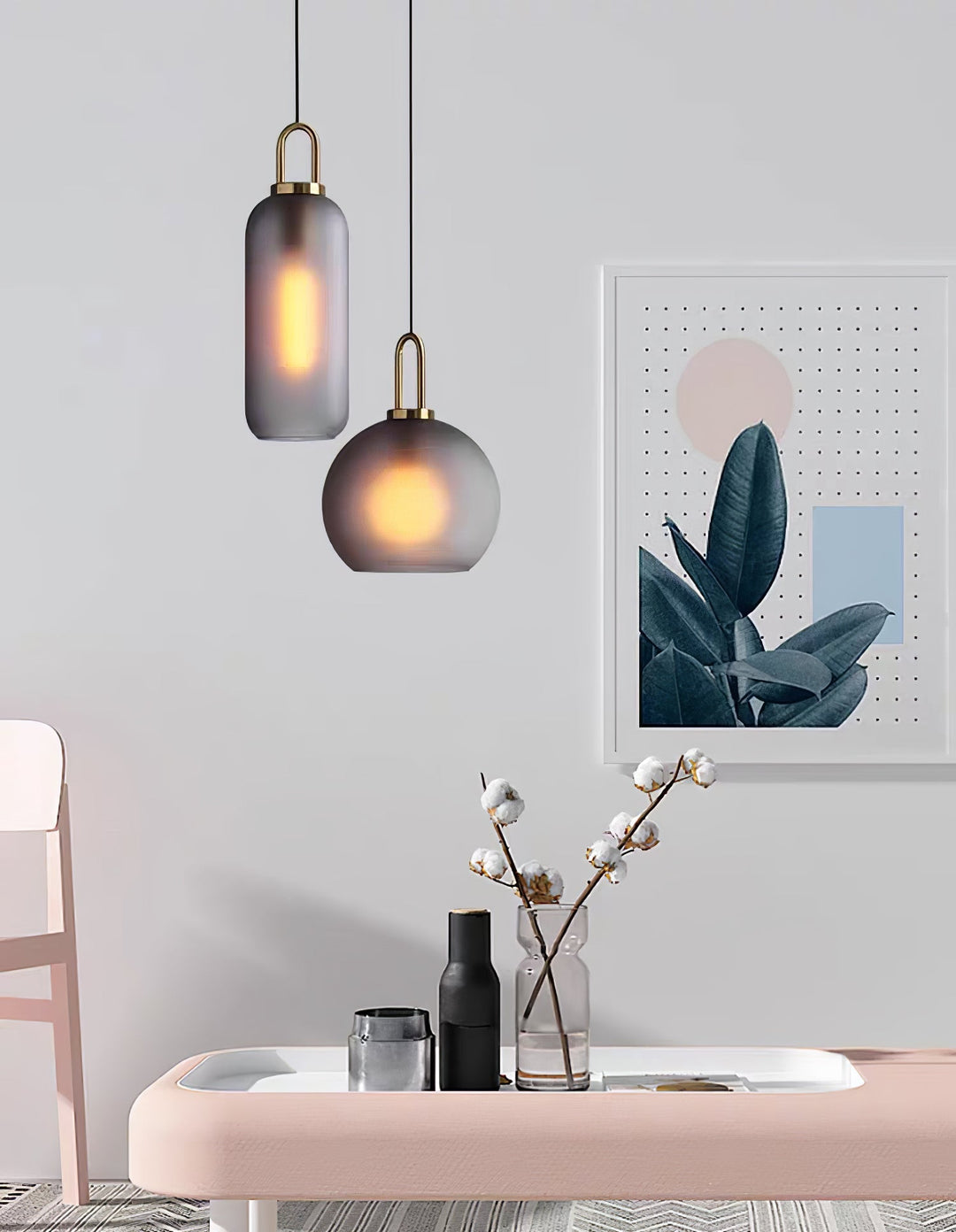 Glass Houselight Pendant Swag Light | Kalsten