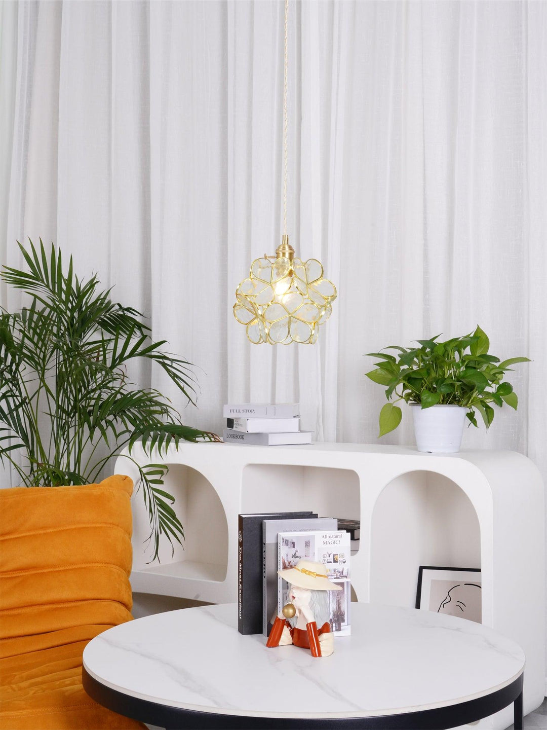 Glass Petal Droplight Pendant Light | Kalsten
