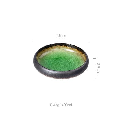 Glazed shore deep plates | Kalsten